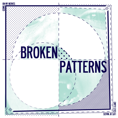 SFU028 - BROKEN PATTERNS - "s/t" 7" *BLUE VINYL*