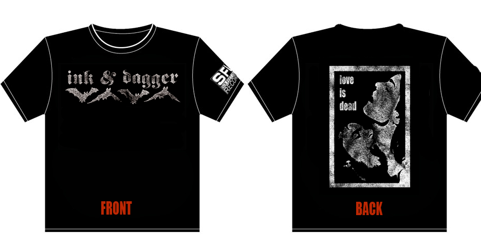 SHIRT - Ink And Dagger - Love Is Dead *XL*