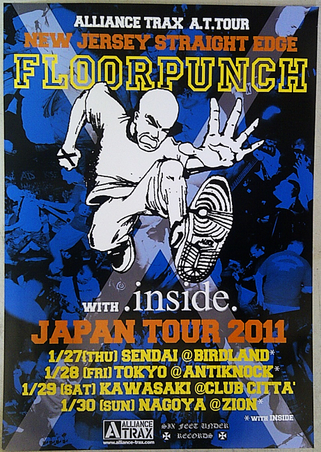 FLOORPUNCH - Japan Tour Poster & Tube