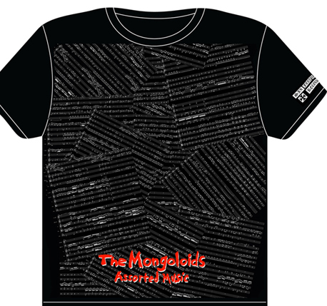THE MONGOLOIDS - Assorted Music Shirt *BLACK MEDIUM*