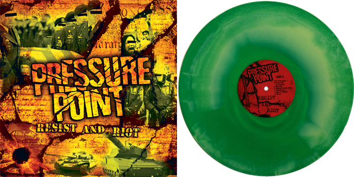 SFU012 Pressure Point - Resist and Riot LP *YELLOW/GREEN VINYL*